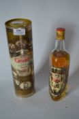 Signed Bottle of Grant's Scotch Whiskey