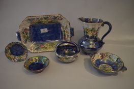 Six Pieces of Marling Pottery: Small Dishes, Jug, Etc.