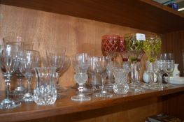 19/20th Century Drinking Glassware