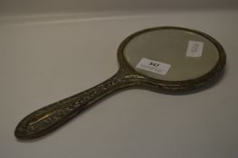 Hallmarked Silver Backed Vanity Mirror