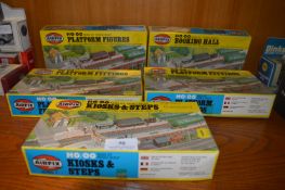 Five Boxes of Airfix HO/00 Railway Platform Fittings