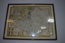 Framed Map Print 