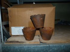 *Box Containing Seventy Two 10cm Antique Style Terracotta Pots