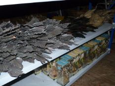 *Quantity of Natural Black and Silver Painted Palm Leaves