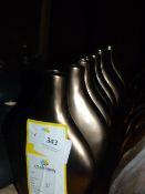 *Eleven Tall Bronze Vases