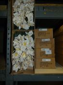 *Four Boxes Containing a Dozen (per box) Artificial Orchid Petite x3