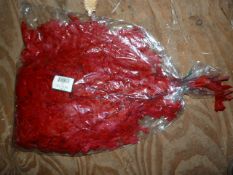 *Ten Hand Tied Red Stained Foliage Displays