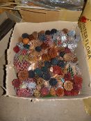 *Assorted Festive and Natural Fir Cones