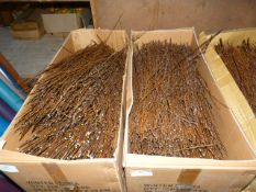 *Box Containing Assorted Loose Dried Willow