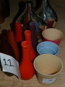*Eleven Assorted Vases
