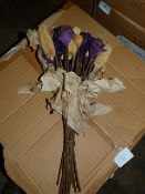 *Box Containing Dunelm Plum Flower Posies