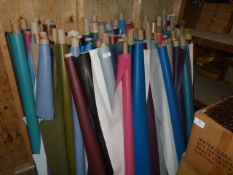 *Assorted Roll Ends of Faux Leather and Other Upholstery Cloth