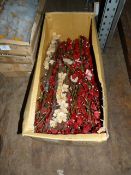 *Box of Red Floral Displays