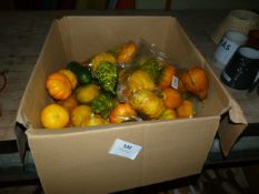 *Box Containing Artificial Squashes