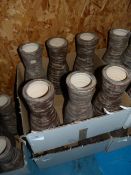 *Box Containing 6 Earthenware Decorative Vases