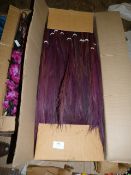 *Box Containing Eighty 250g Bunches of Purple Decorative Grasses