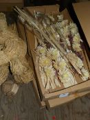 *Three Boxes Containing Winter Flora Artificial Bleached Wood and Spiral Displays