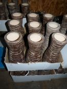 *Box Containing 9 Earthenware Decorative Vases