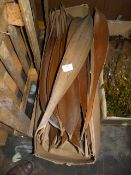 *Box Containing Dried Palm Leaves