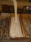 *Box Containing Dried Decorative Grass Displays