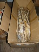 *Box Containing Bleached Wood and Artificial Flower Displays