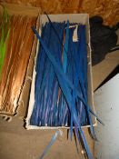 *Box Containing Ble Stained Palm Leaves