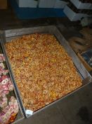 *Pallet Containing Stained Marigold Heads