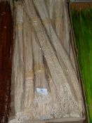 *Box Containing Dried Grass Freestanding Displays