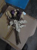 *Box Containing Dunelm Plum Flower Posies