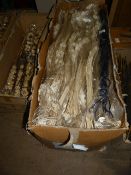 *Box Containing Bleached Spiral Floral Displays