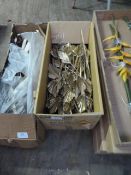 *Box Containing Approximately 200 Gold Painted Palm Leaves