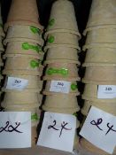 *Twenty Four Cream Plant Pots