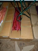 *Box Containing Sun Palm Leaves (Bright Pink)