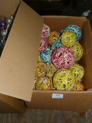 *Box Containing Coloured Cane Balls