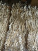 *Box of Bleached Twisted Wood Artificial Displays