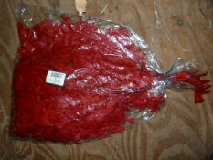 *Ten Hand Tied Red Stained Foliage Displays