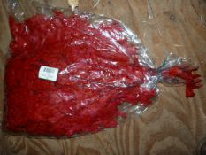 *Ten Hand Tied Red Stained Foliage Displays