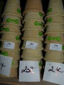 *Twenty Four Cream Plant Pots