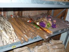 *Quantity of Assorted Unboxed Artificial Floral Displays, Scented Twigs, etc.