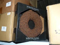 *Box Containing Six 25cm Clove Wreaths