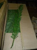 *Box Containing Approximately 250 Cannas Pale Green Artificial Foliage Stems