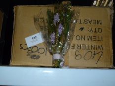 *Box Containing Approximately 100 Heather Bouquets