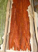 *Box of Red and Glitter Artificial Foliage