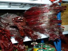 *Twenty Four Red Oak Leaf Tied Bouquets