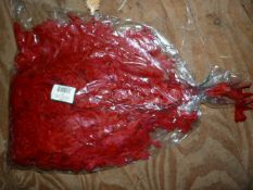 *Ten Hand Tied Red Stained Foliage Displays