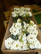 *Four Boxes Containing a Dozen Artificial Roses