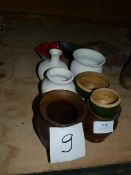 *Nine Earthenware and Other Assorted Plant Pots