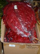 *Box Containing Trans Oak Red Leaves