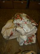 *Eleven Floral Patterned Curtains