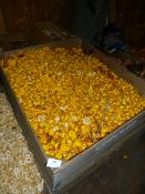 *Pallet Containing a Large Quantity of Decorative Stained Marigold Heads